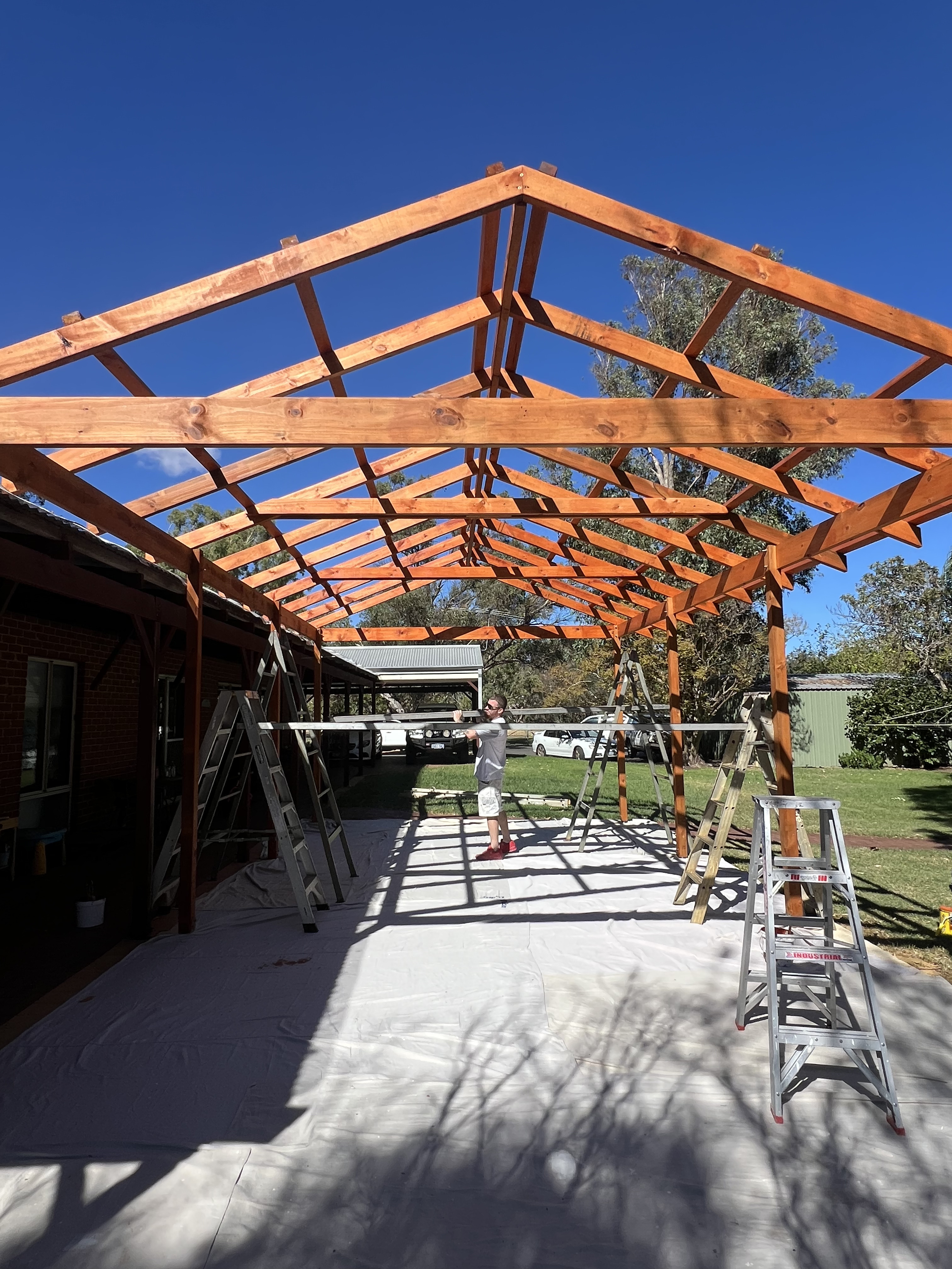 Lumina Painting exterior woodwork project