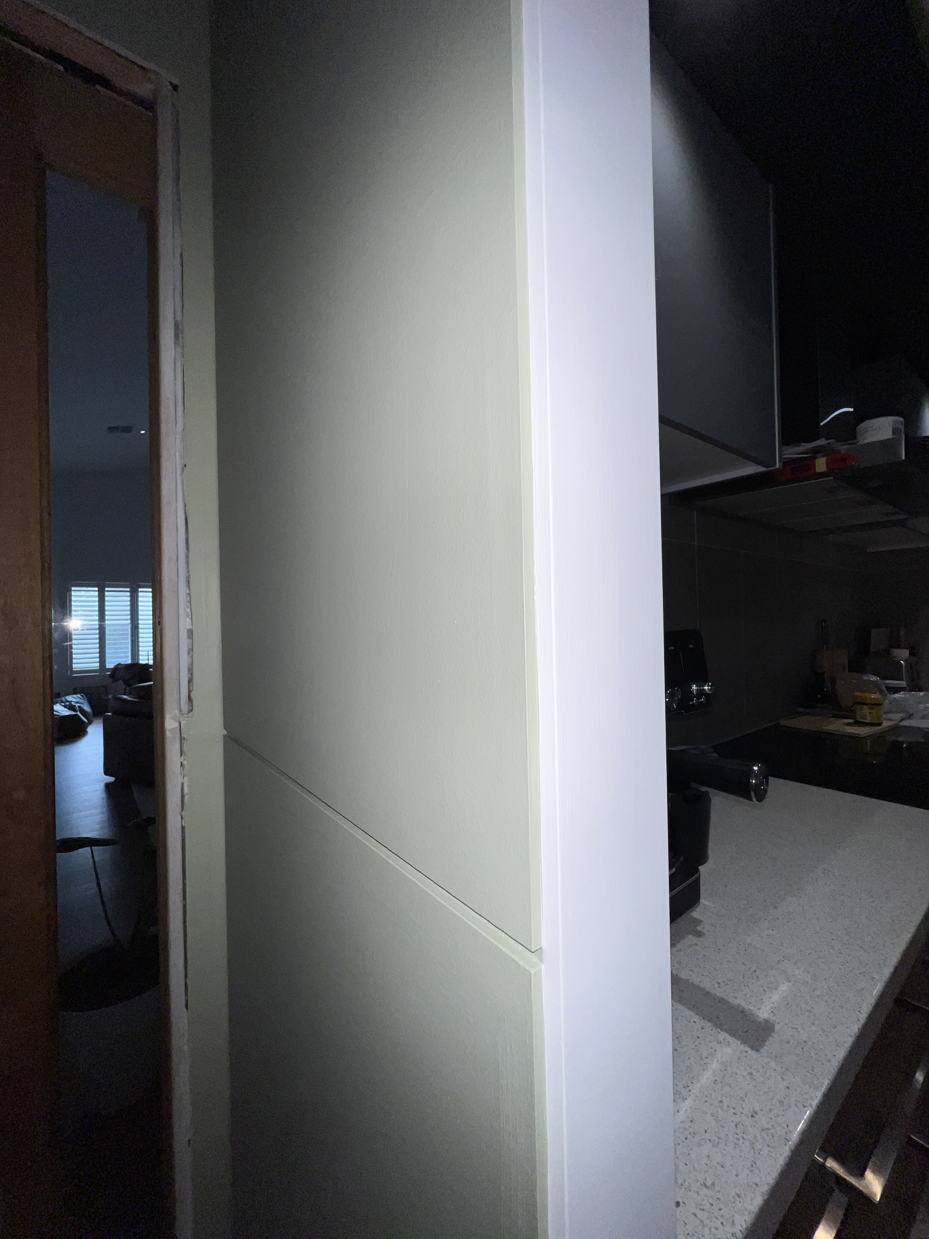 Lumina Painting interior door and trim