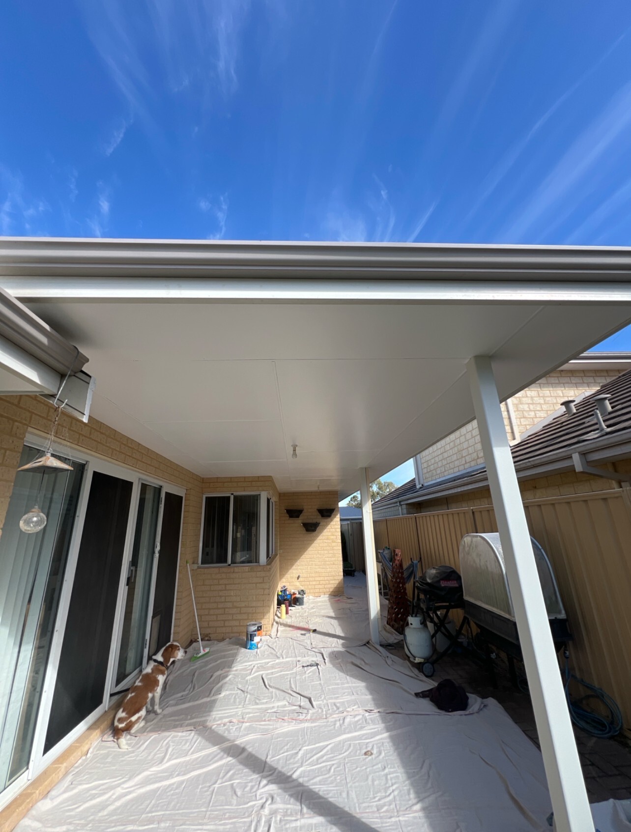 Lumina Painting exterior patio area